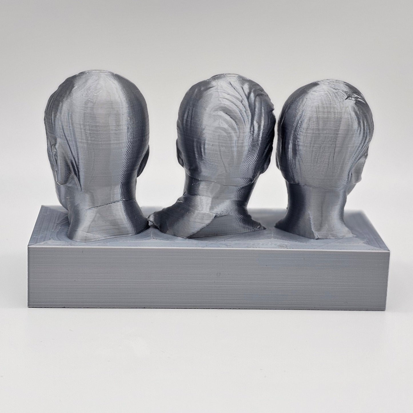 To Boldly Go - Triple Head Statue