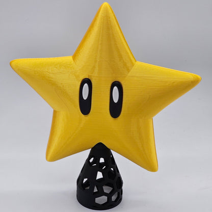 Mario Star Christmas Tree Topper