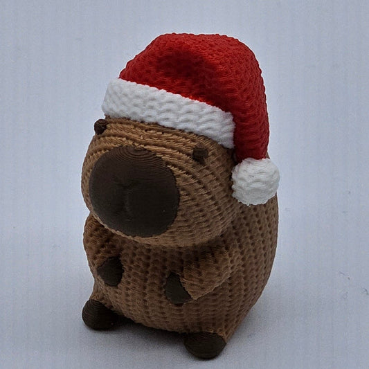 Knitted Christmas Capybara